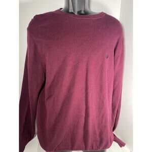 CHAPS Ralph Lauren Burgundy Large 100% Cotton